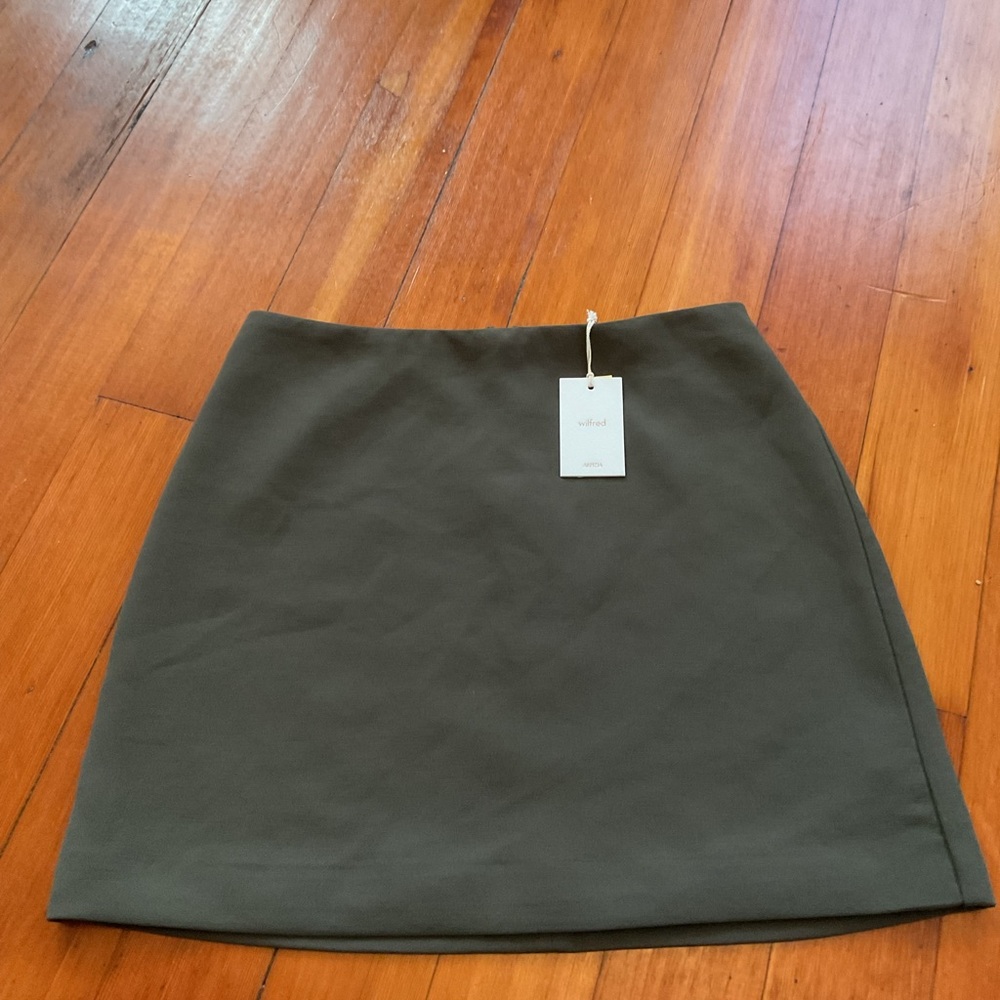 Wilfred Olive Mini Skirt